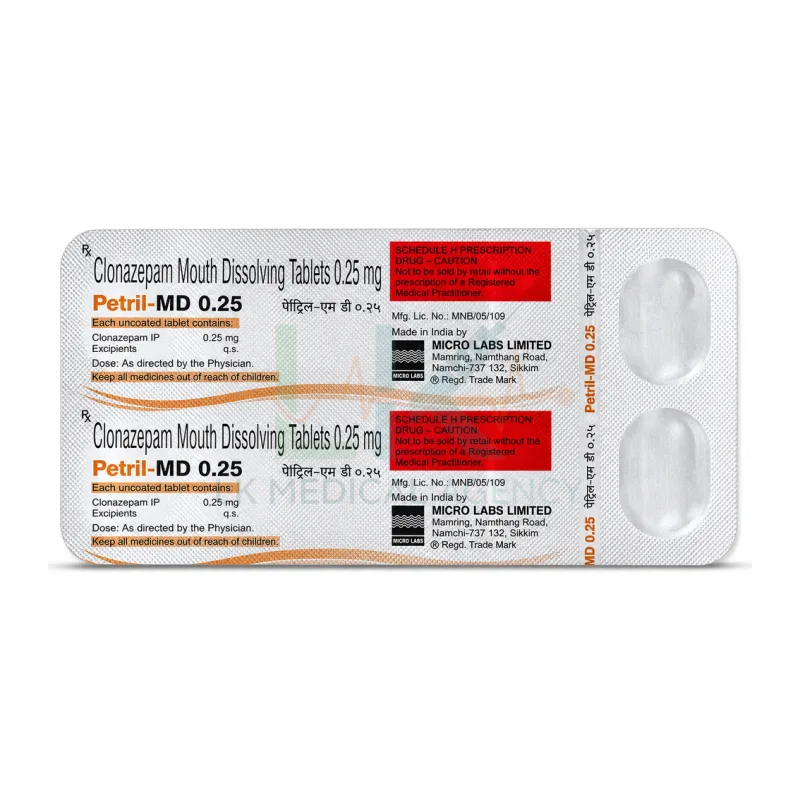 Petril MD 0.25 15 tab