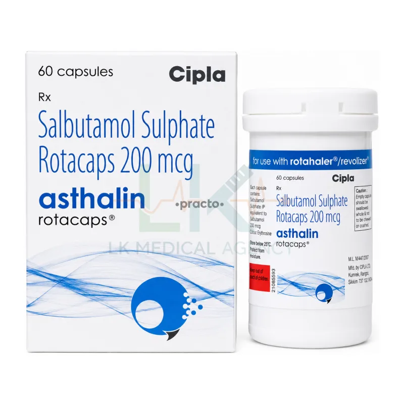 Asthalin Rotacaps (60 Cap)