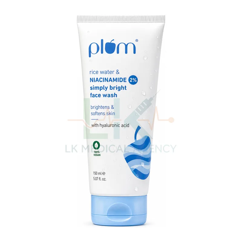 Plum Rice Water & Niacinamide 2%  Face Wash 150 ml