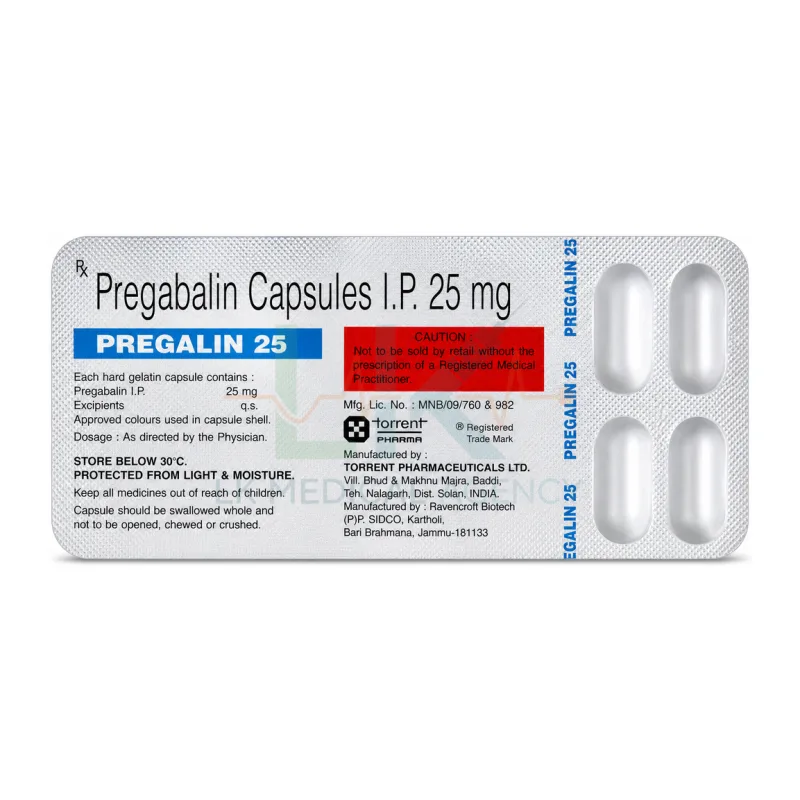 Pregalin 25 10 cap
