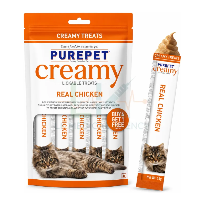 Purepet Creamy 75gm  5pc