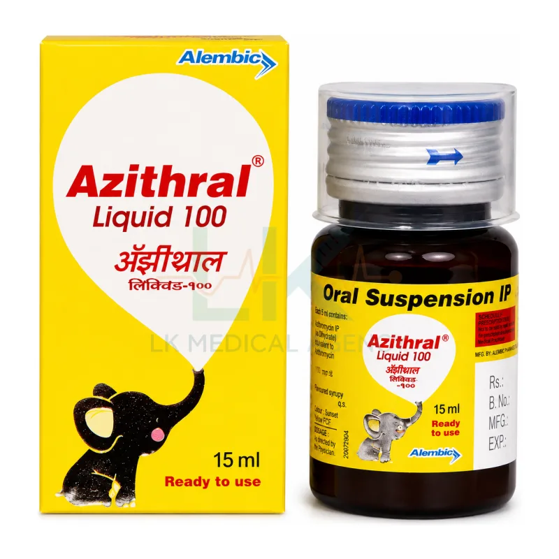 Azithral 100 mg Suspension 15 ml