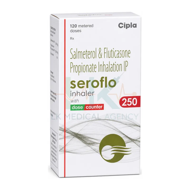 Seroflo 250 mcg Inhaler 7.2 g (120 Metered Doses)