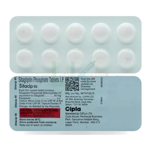 Sitacip 50 10 tab
