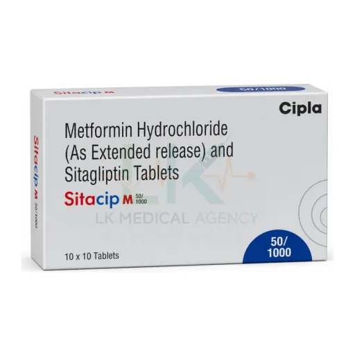 Sitacip M 50/1000 10 tabs
