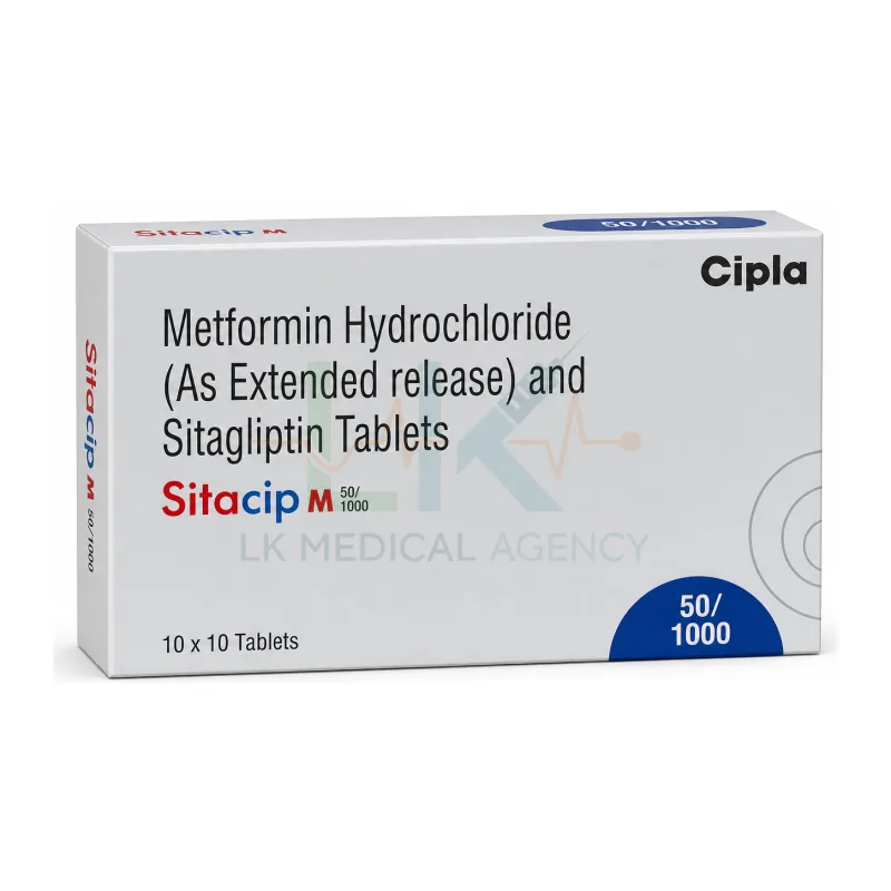 Sitacip M 50/1000 10 tabs