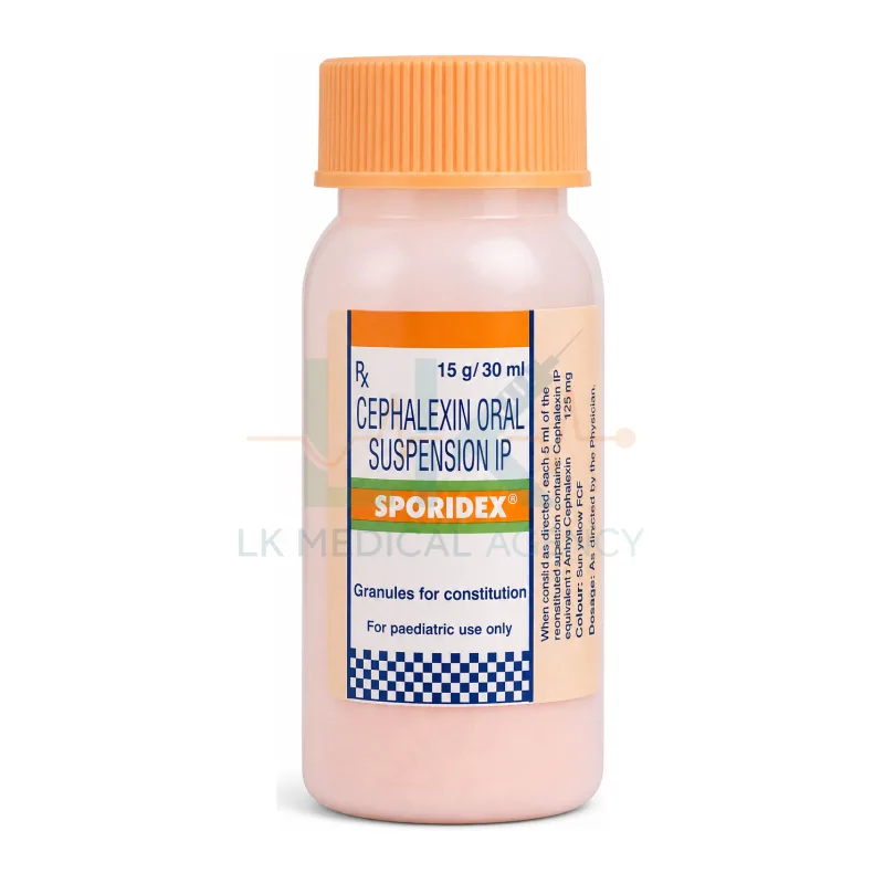 Sporidex 125 mg Syrup 30 ml