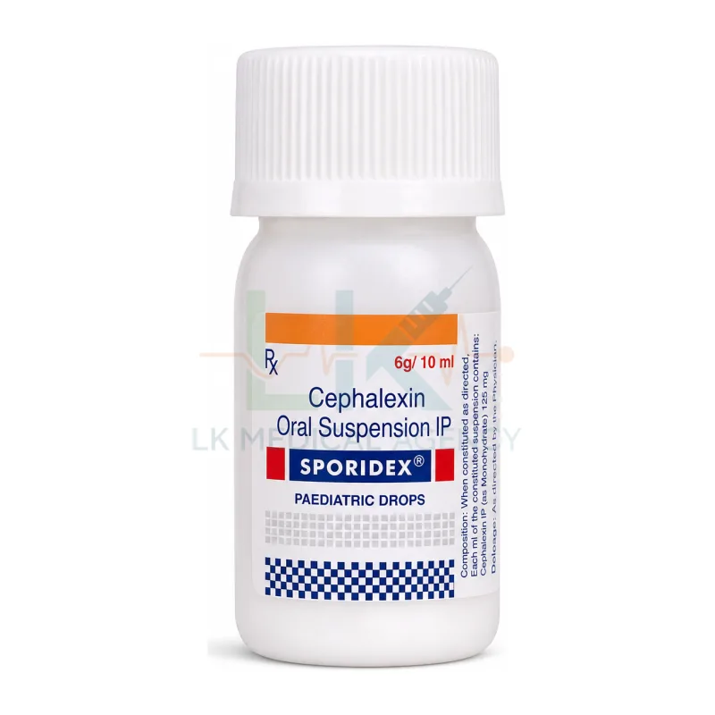 Sporidex Paediatric 6g/10 ml Drops