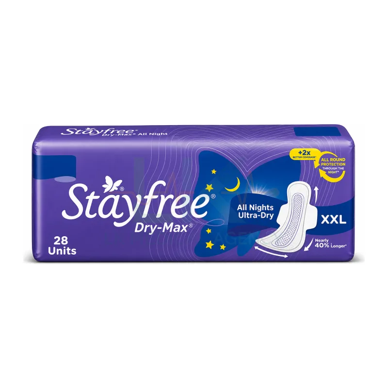 Stayfree Dry Max All Night Ultra Dry  XXL 14 pcs