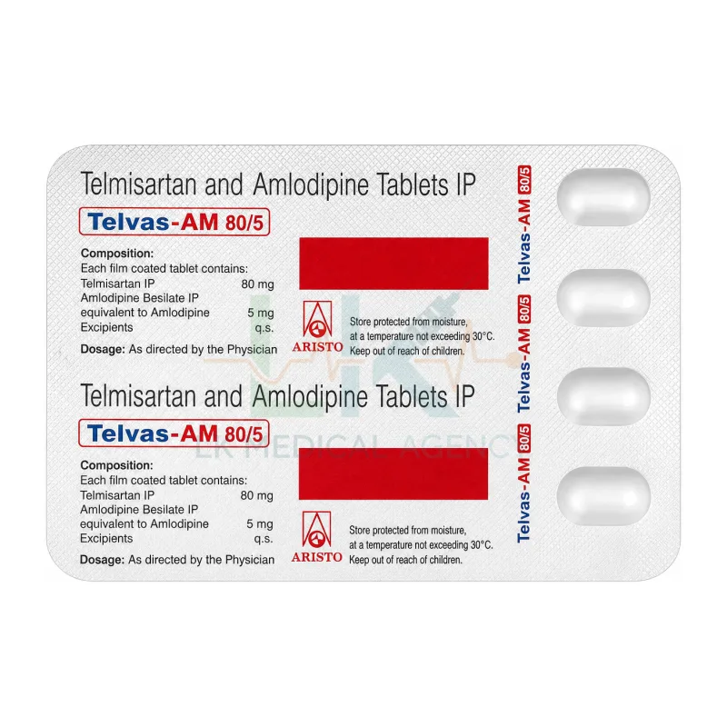 Telvas AM 80/5 15 tab