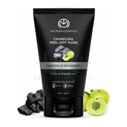 The Man Company Charcoal Moringa Peel Off Mask 100g