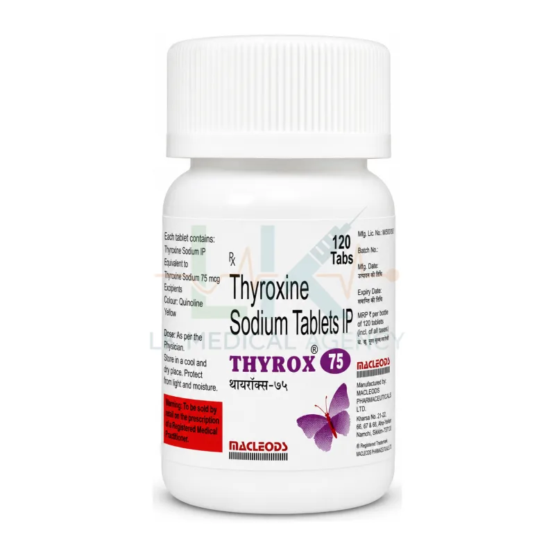 Thyrox 75 mcg 120 tab
