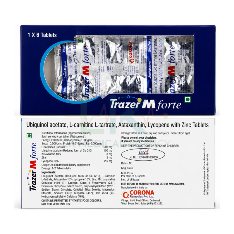 Trazer M Forte 10 Tablets