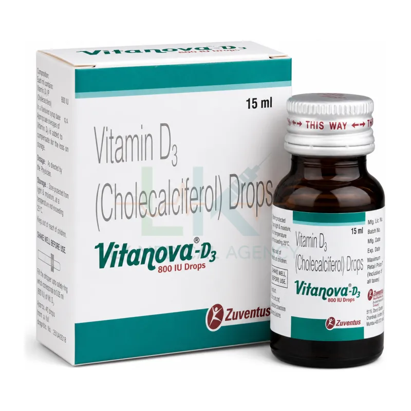 Vitanova D3 800 IU Drops 15 ml