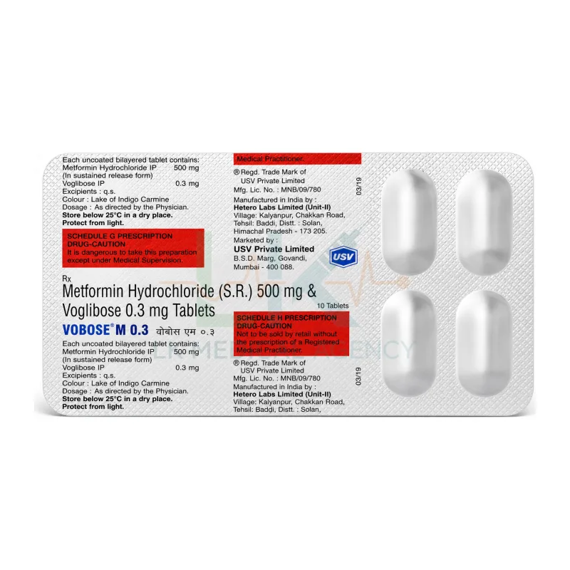Vobose M 0.3  10 tab