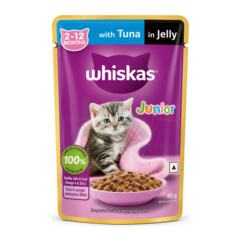 Whiskas Junior Tuna and Jelly 80 gm