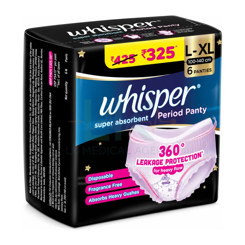 Whisper Period Panty L-XL 6