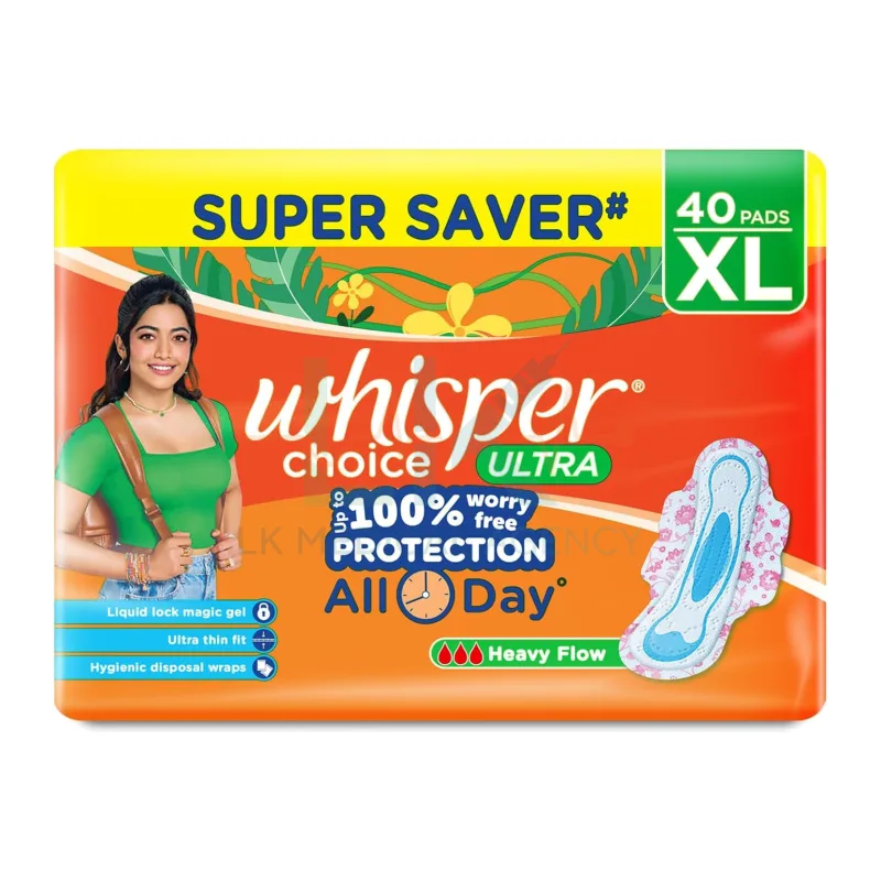 Whisper choice ultra XL 40 pads