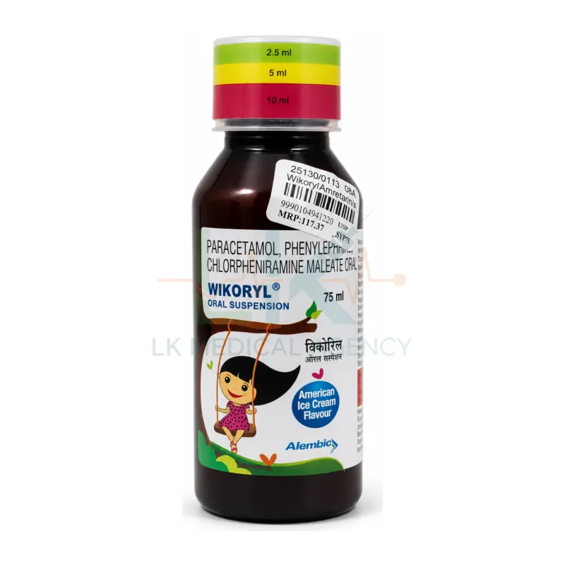 Wikoryl Syrup 75 ml