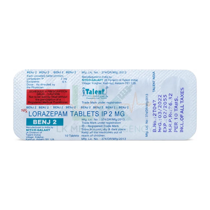 Benj 2 mg Tablet (10 Tab)