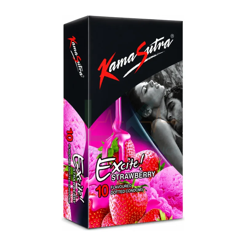 kamasutra strawberry 10pc