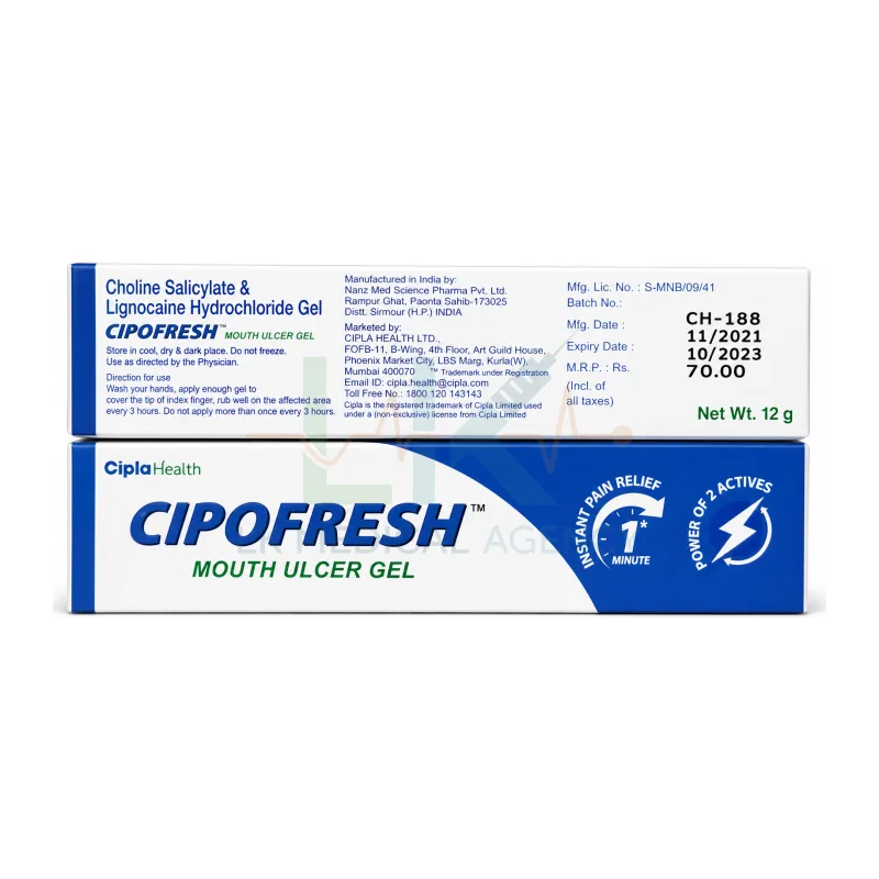 Cipofresh Mouth Ulser Gel 15gm