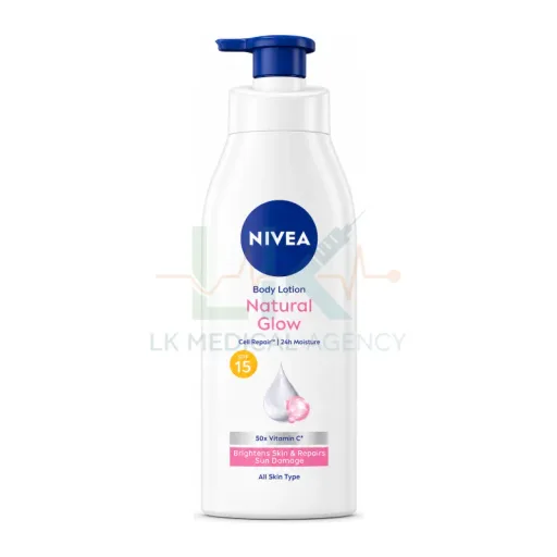 NIVEA NATURAL GLOW SPF15 BODY LOTION 400ML