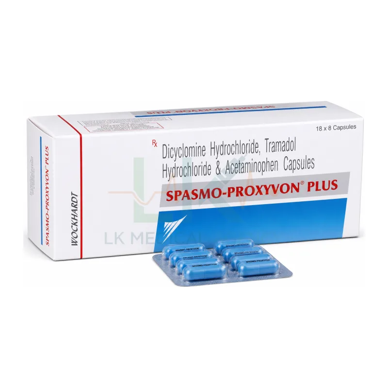 Spasmo Proxyvon Plus Capsule (8 Cap)