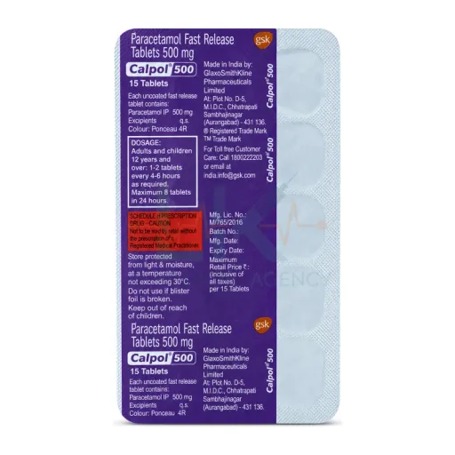 Calpol 500  15 Tablets