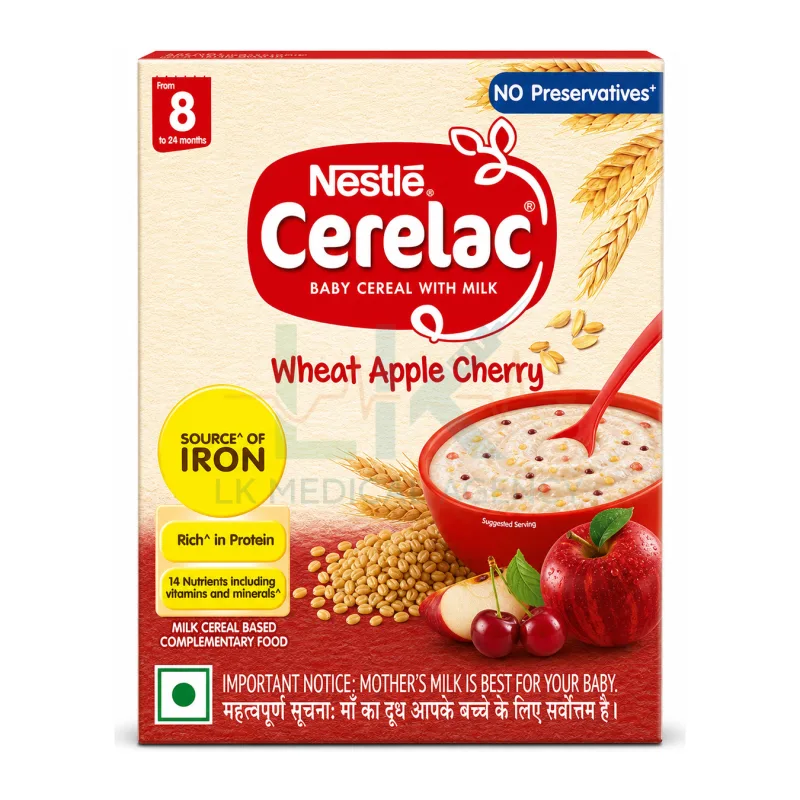 Cerelac 8 Wheat Apple Cherry 350 gm